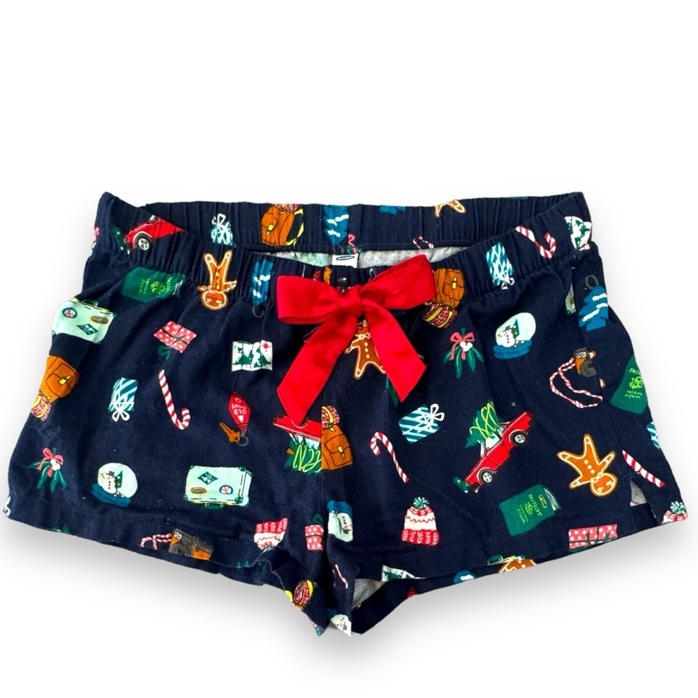 Nwot Old Navy Size Small Flannel Christmas Sleep Shorts Never Worn